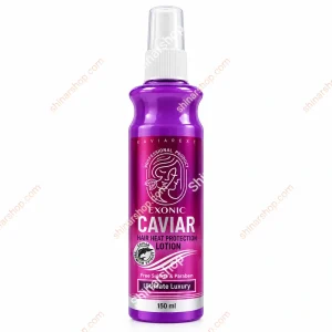 لوسیون محافظ حرارتی مو حاوی عصاره خاویار برند اکسونیک